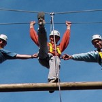 High ropes trio